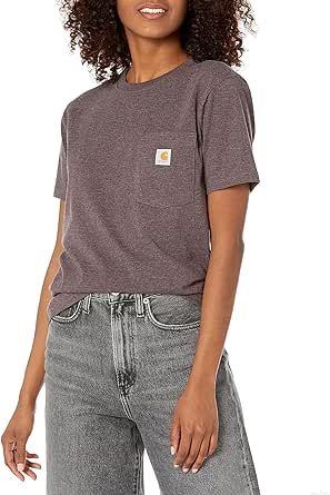 Carhartt Women's Loose Fit Heavyweight Short-Sleeve Pocket T-Shirt Closeout